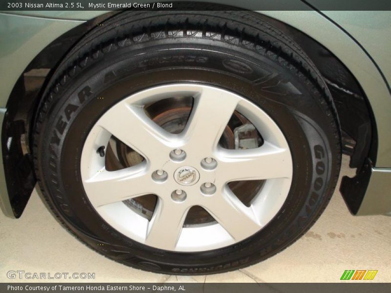 Mystic Emerald Green / Blond 2003 Nissan Altima 2.5 SL