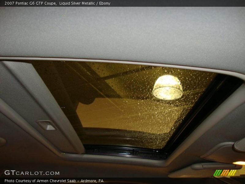 Liquid Silver Metallic / Ebony 2007 Pontiac G6 GTP Coupe