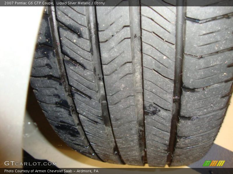 Liquid Silver Metallic / Ebony 2007 Pontiac G6 GTP Coupe