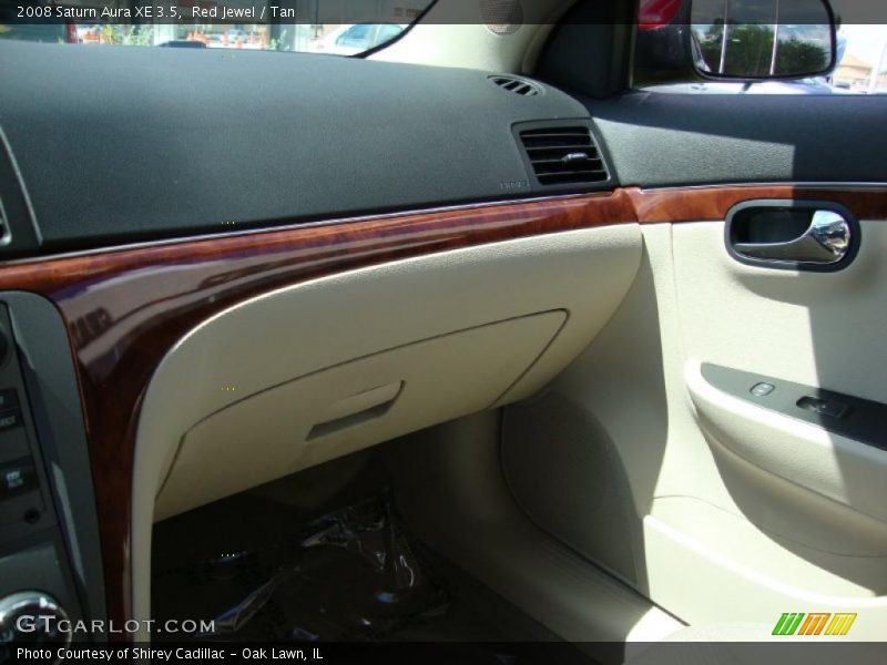 Red Jewel / Tan 2008 Saturn Aura XE 3.5