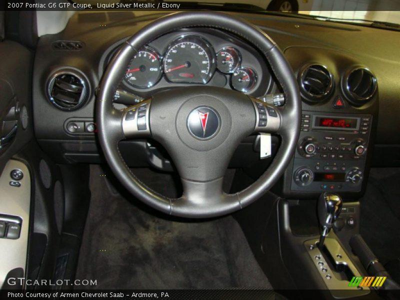 Liquid Silver Metallic / Ebony 2007 Pontiac G6 GTP Coupe