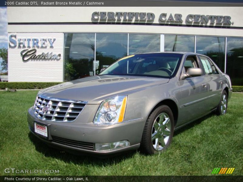 Radiant Bronze Metallic / Cashmere 2006 Cadillac DTS