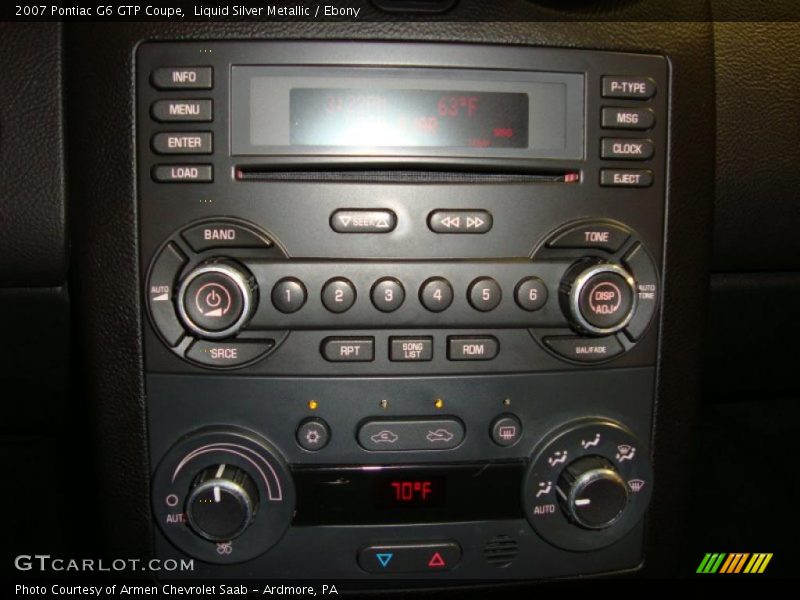 Liquid Silver Metallic / Ebony 2007 Pontiac G6 GTP Coupe