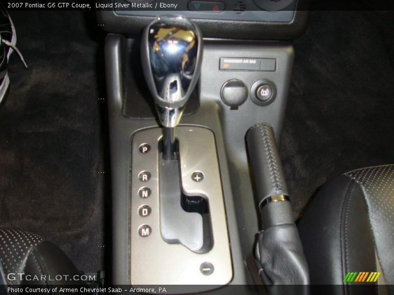 Liquid Silver Metallic / Ebony 2007 Pontiac G6 GTP Coupe