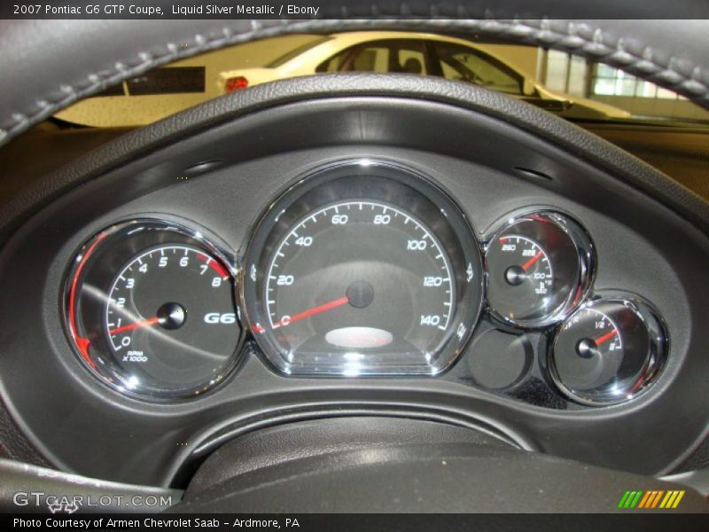 Liquid Silver Metallic / Ebony 2007 Pontiac G6 GTP Coupe