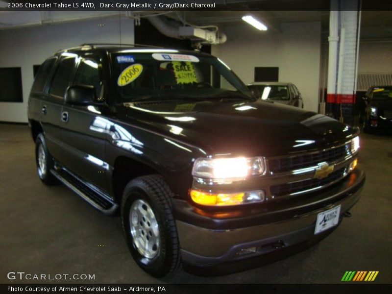 Dark Gray Metallic / Gray/Dark Charcoal 2006 Chevrolet Tahoe LS 4WD