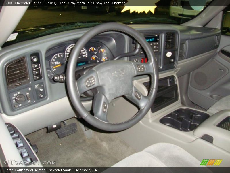 Dark Gray Metallic / Gray/Dark Charcoal 2006 Chevrolet Tahoe LS 4WD