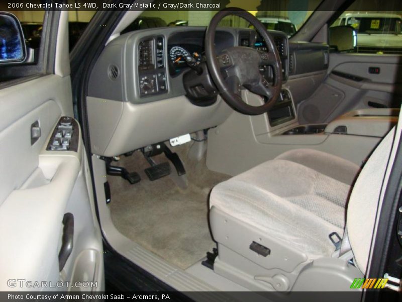 Dark Gray Metallic / Gray/Dark Charcoal 2006 Chevrolet Tahoe LS 4WD