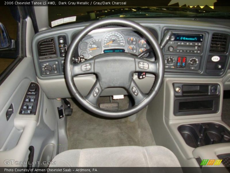 Dark Gray Metallic / Gray/Dark Charcoal 2006 Chevrolet Tahoe LS 4WD