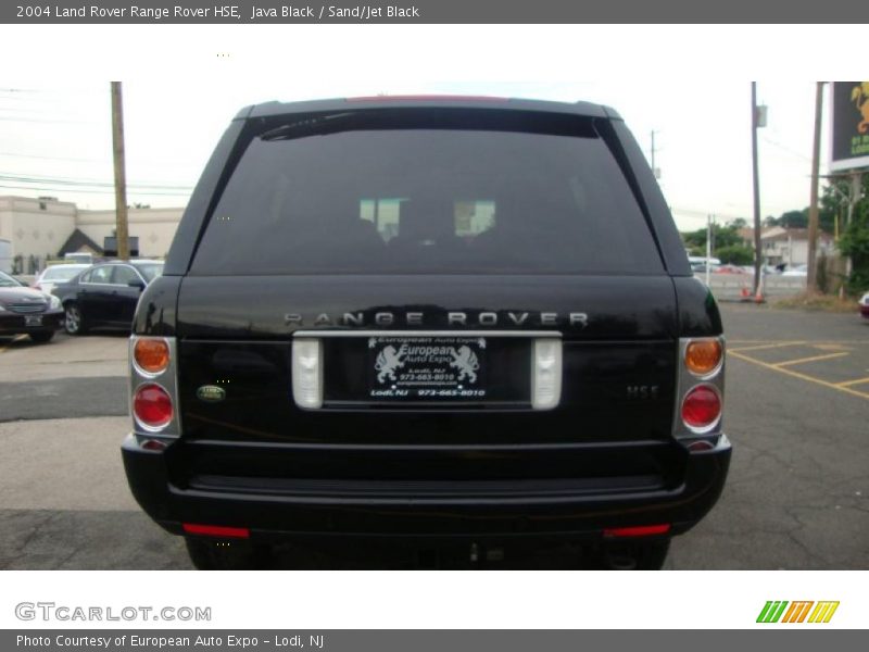 Java Black / Sand/Jet Black 2004 Land Rover Range Rover HSE