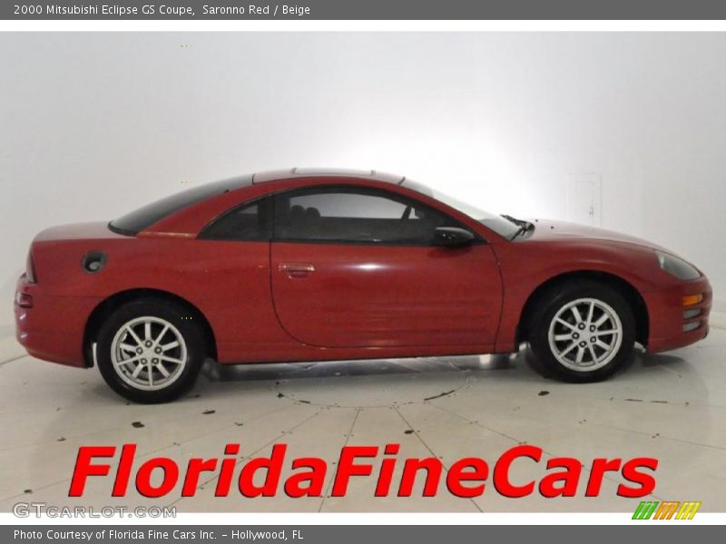 Saronno Red / Beige 2000 Mitsubishi Eclipse GS Coupe