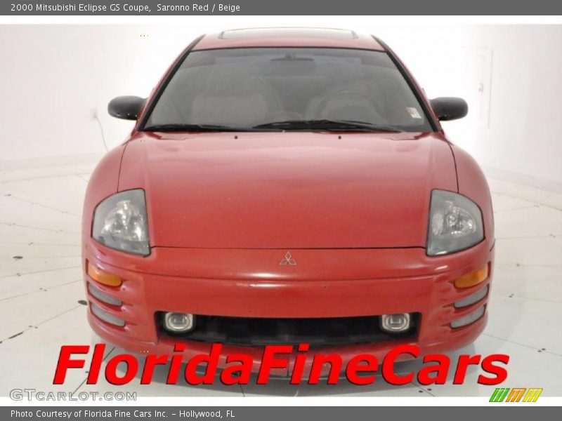 Saronno Red / Beige 2000 Mitsubishi Eclipse GS Coupe