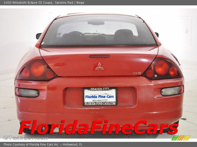 Saronno Red / Beige 2000 Mitsubishi Eclipse GS Coupe