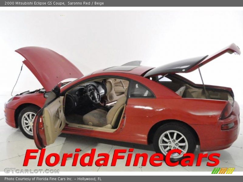 Saronno Red / Beige 2000 Mitsubishi Eclipse GS Coupe