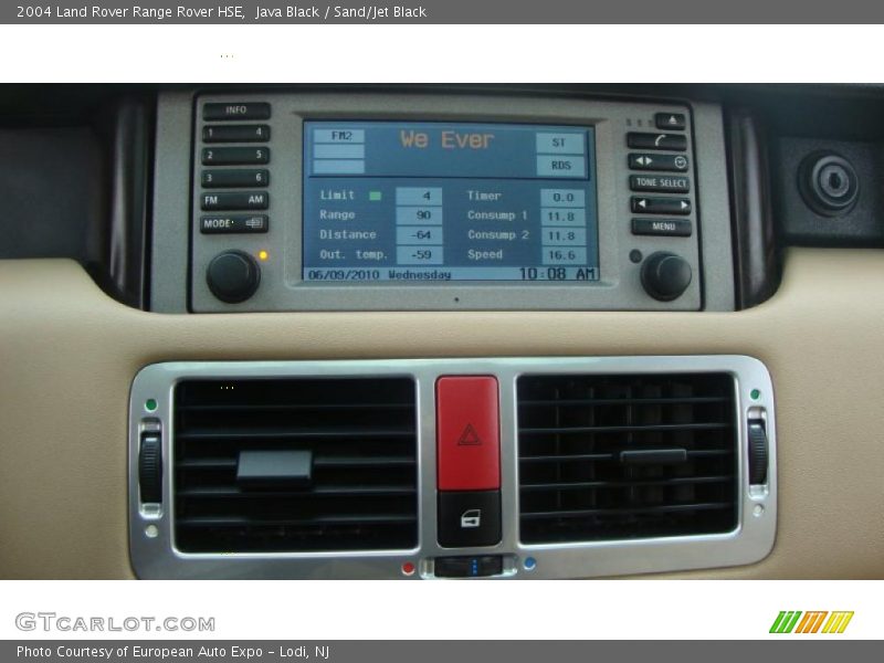 Java Black / Sand/Jet Black 2004 Land Rover Range Rover HSE