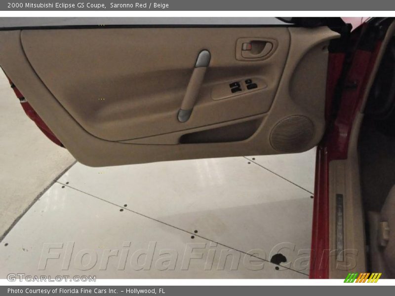 Saronno Red / Beige 2000 Mitsubishi Eclipse GS Coupe
