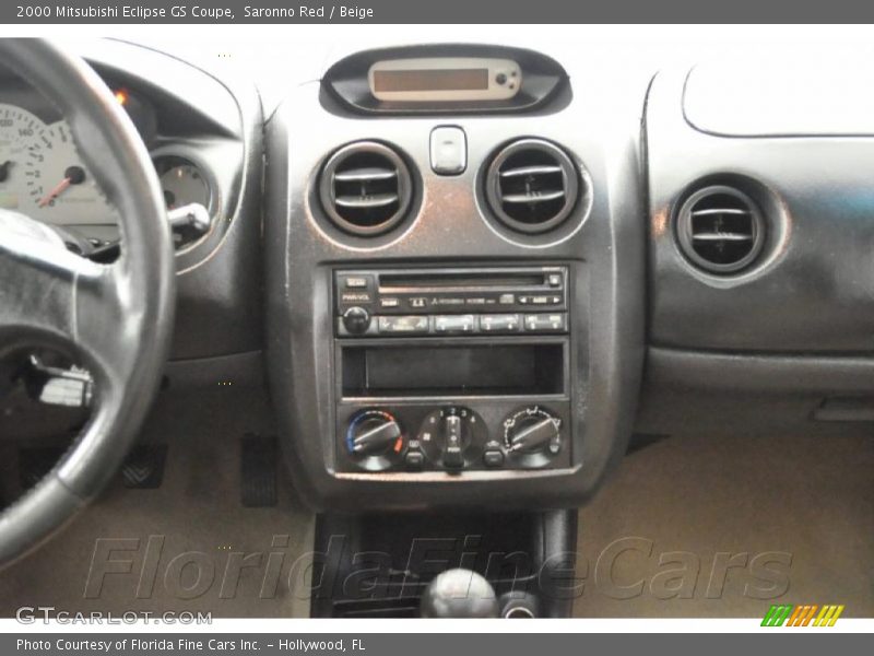 Saronno Red / Beige 2000 Mitsubishi Eclipse GS Coupe