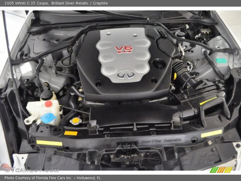 Brilliant Silver Metallic / Graphite 2005 Infiniti G 35 Coupe