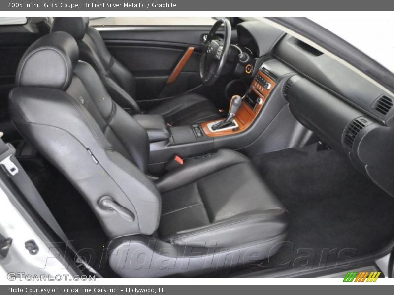 Brilliant Silver Metallic / Graphite 2005 Infiniti G 35 Coupe