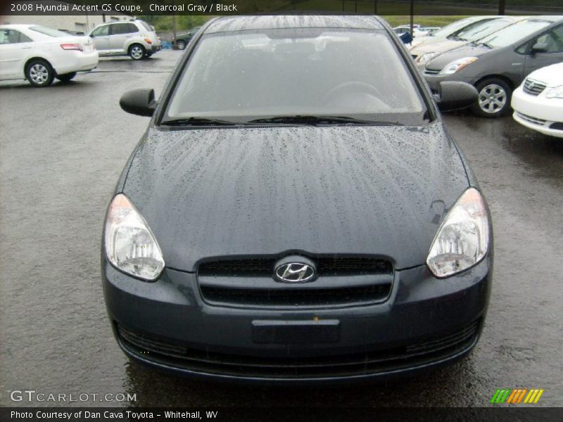 Charcoal Gray / Black 2008 Hyundai Accent GS Coupe