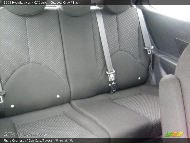 Charcoal Gray / Black 2008 Hyundai Accent GS Coupe