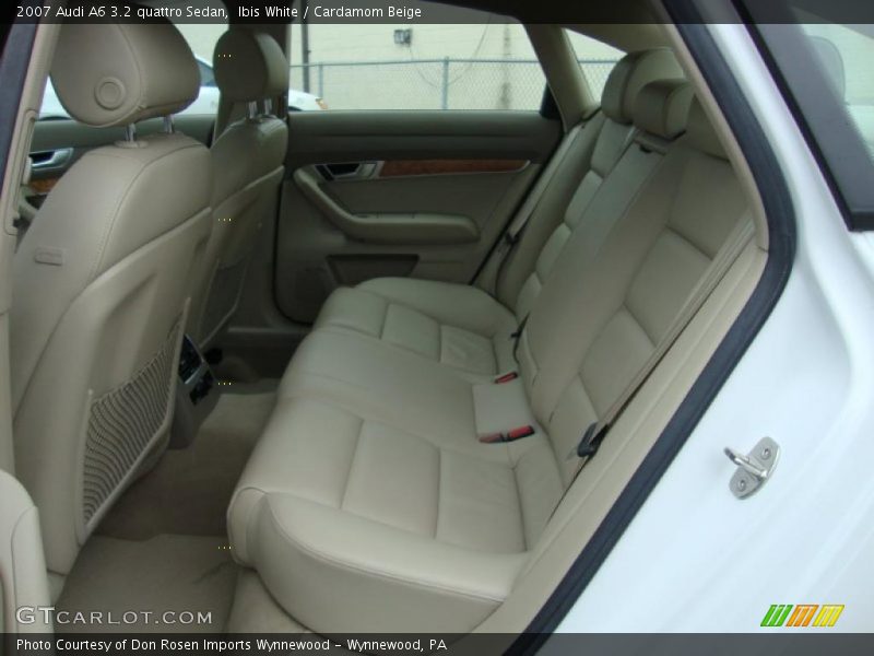 Ibis White / Cardamom Beige 2007 Audi A6 3.2 quattro Sedan