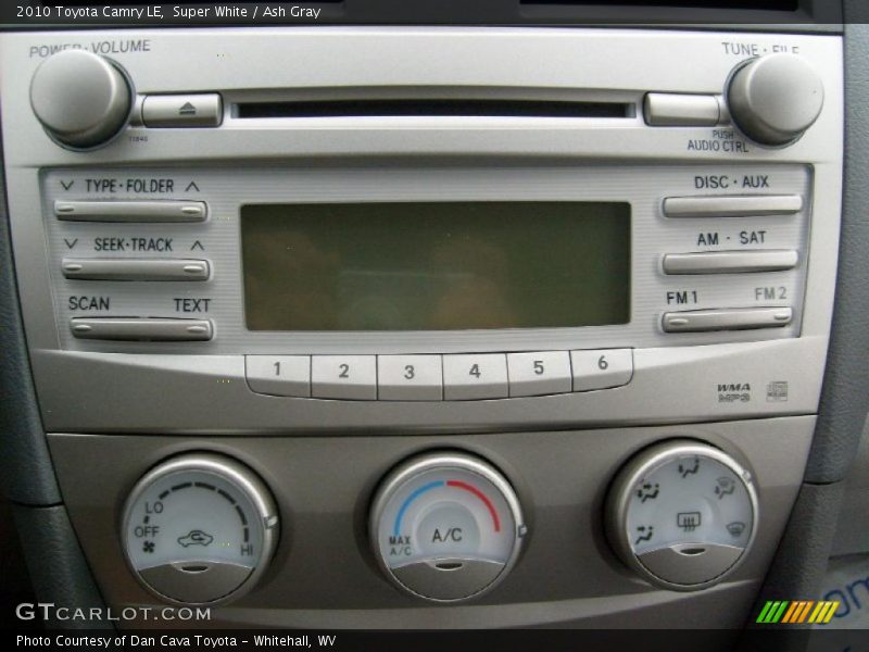 Super White / Ash Gray 2010 Toyota Camry LE