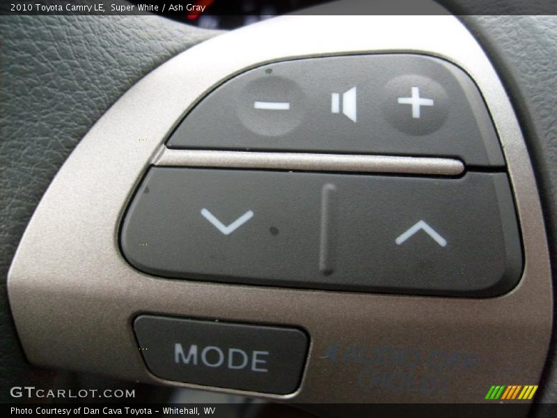 Super White / Ash Gray 2010 Toyota Camry LE