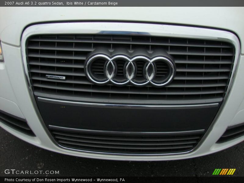 Ibis White / Cardamom Beige 2007 Audi A6 3.2 quattro Sedan