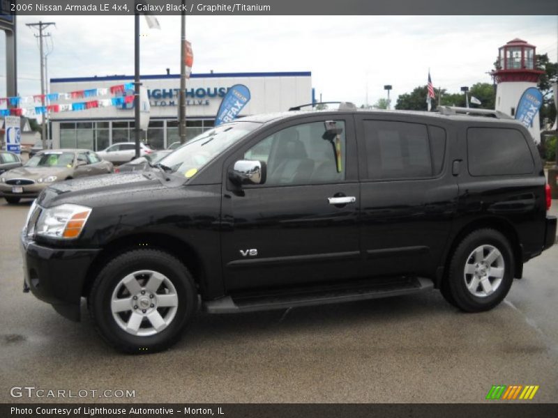 Galaxy Black / Graphite/Titanium 2006 Nissan Armada LE 4x4