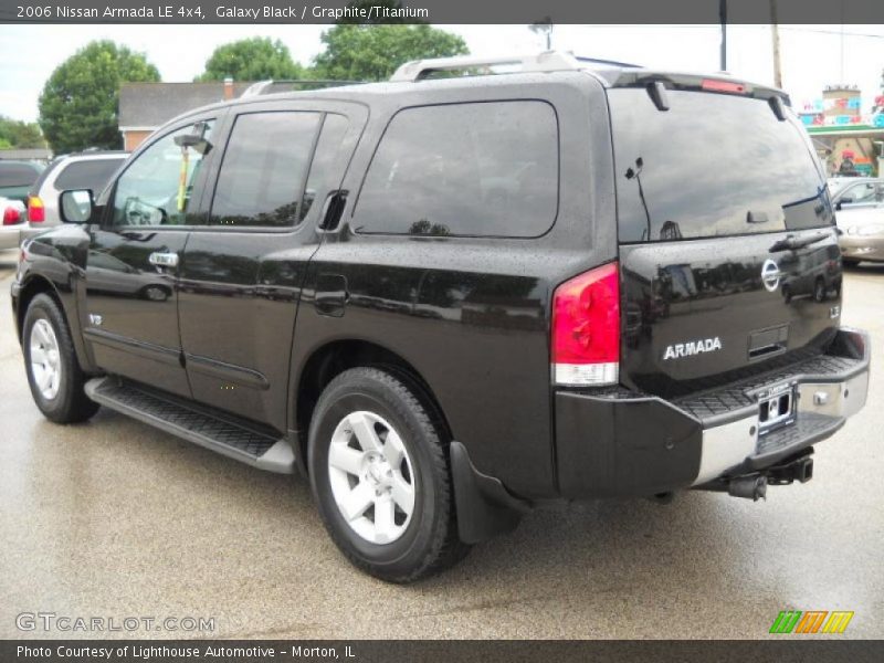 Galaxy Black / Graphite/Titanium 2006 Nissan Armada LE 4x4