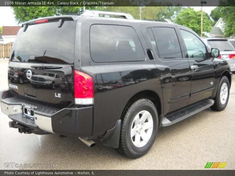 Galaxy Black / Graphite/Titanium 2006 Nissan Armada LE 4x4