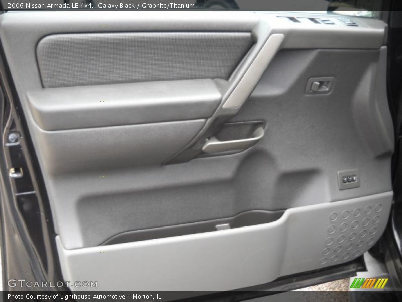 Galaxy Black / Graphite/Titanium 2006 Nissan Armada LE 4x4