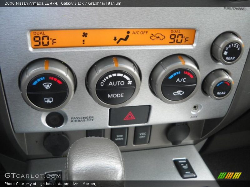 Galaxy Black / Graphite/Titanium 2006 Nissan Armada LE 4x4