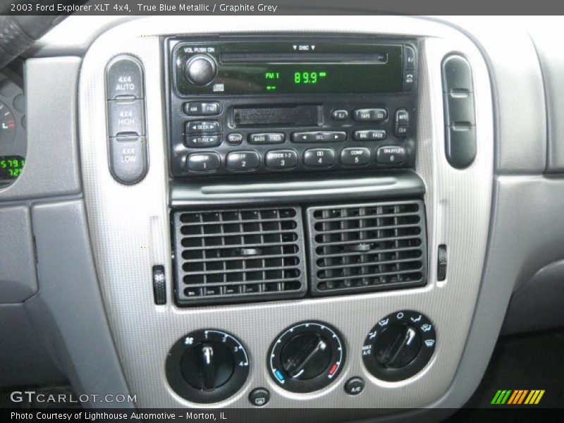 True Blue Metallic / Graphite Grey 2003 Ford Explorer XLT 4x4