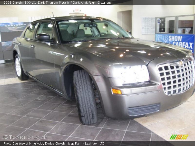 Dark Titanium Metallic / Dark Khaki/Light Graystone 2008 Chrysler 300 LX