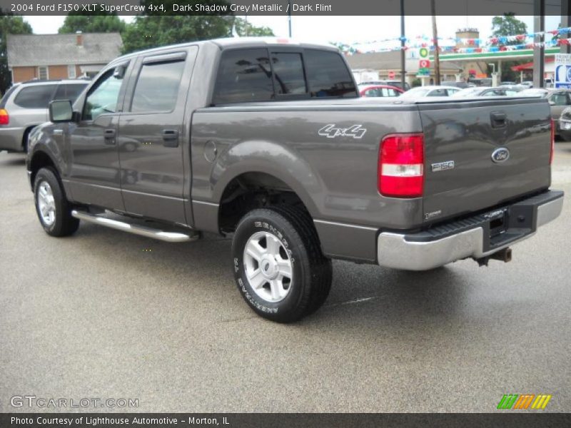 Dark Shadow Grey Metallic / Dark Flint 2004 Ford F150 XLT SuperCrew 4x4