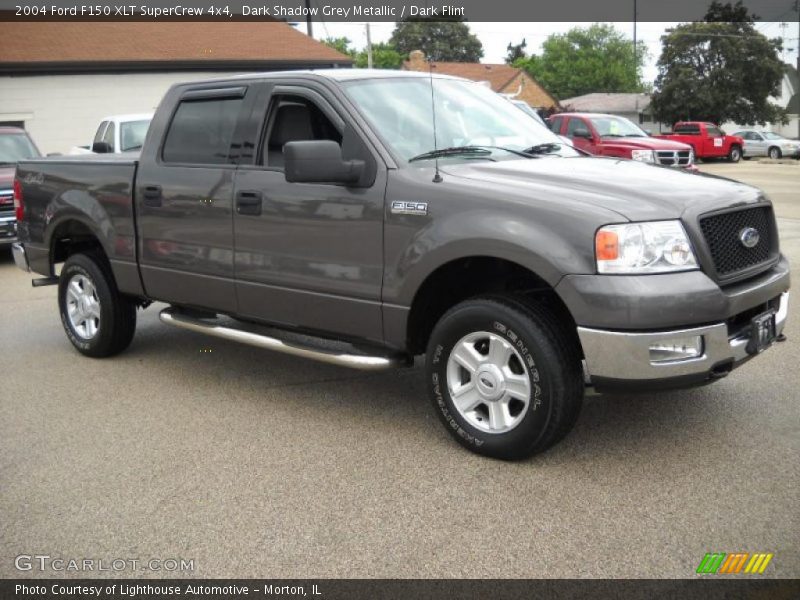 Dark Shadow Grey Metallic / Dark Flint 2004 Ford F150 XLT SuperCrew 4x4