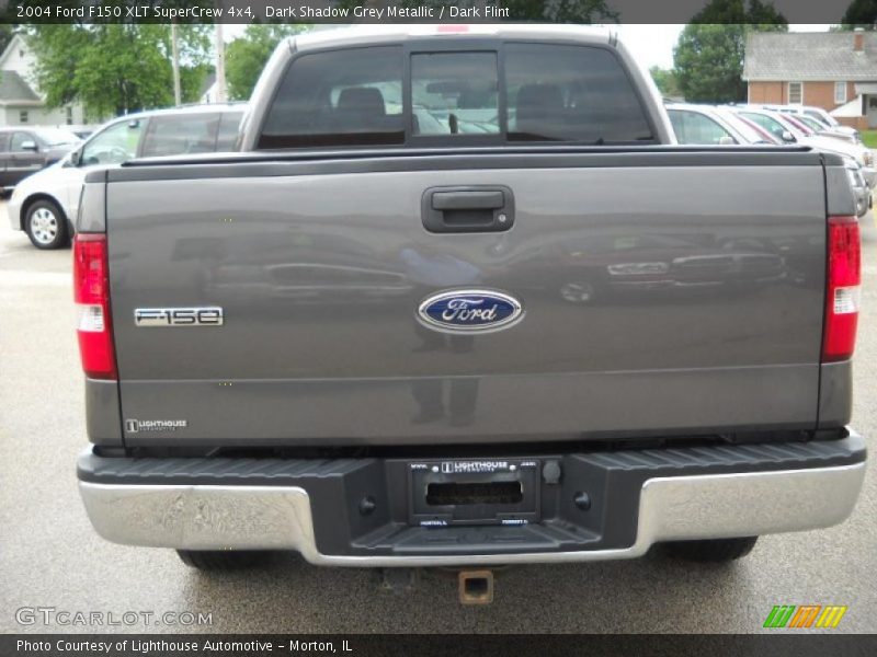 Dark Shadow Grey Metallic / Dark Flint 2004 Ford F150 XLT SuperCrew 4x4