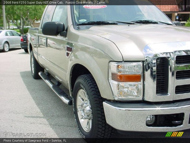 Pueblo Gold Metallic / Camel 2008 Ford F250 Super Duty XLT Crew Cab