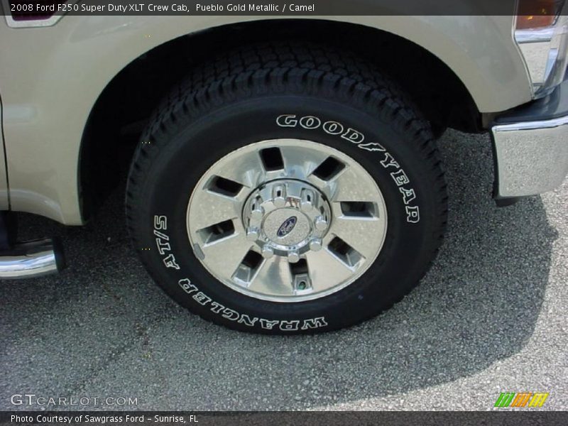 Pueblo Gold Metallic / Camel 2008 Ford F250 Super Duty XLT Crew Cab