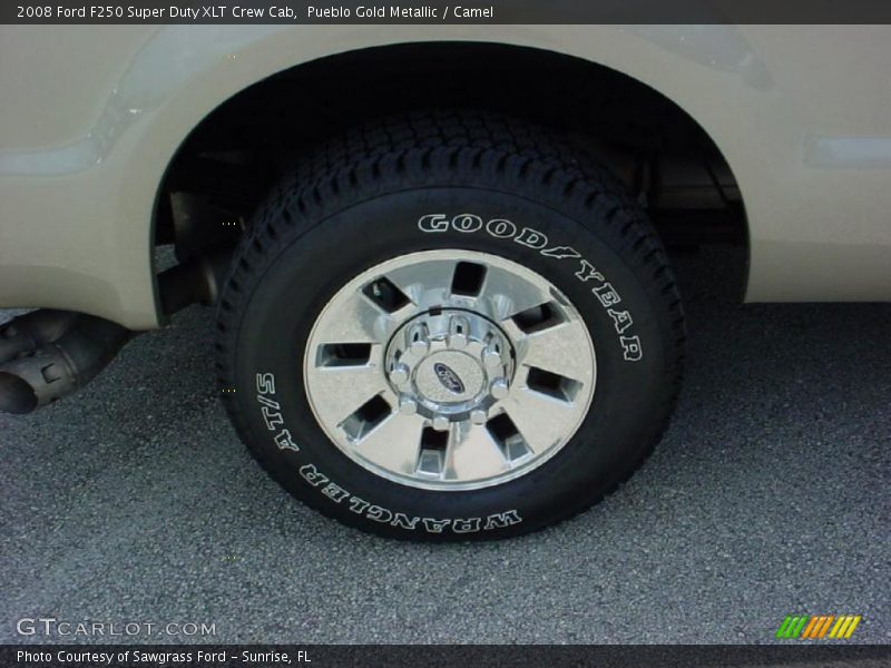 Pueblo Gold Metallic / Camel 2008 Ford F250 Super Duty XLT Crew Cab
