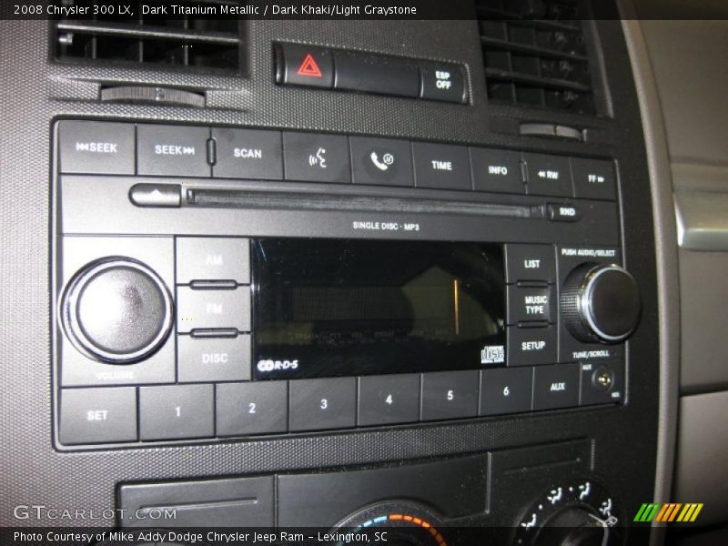 Dark Titanium Metallic / Dark Khaki/Light Graystone 2008 Chrysler 300 LX