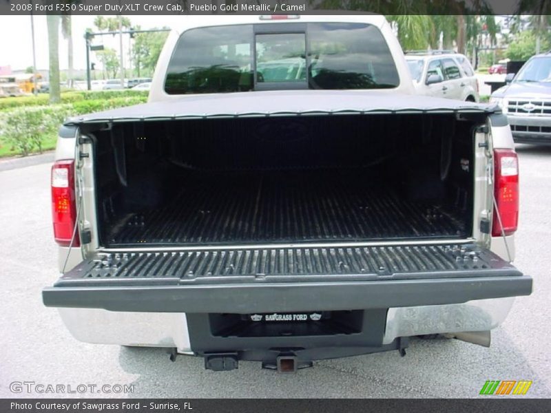 Pueblo Gold Metallic / Camel 2008 Ford F250 Super Duty XLT Crew Cab
