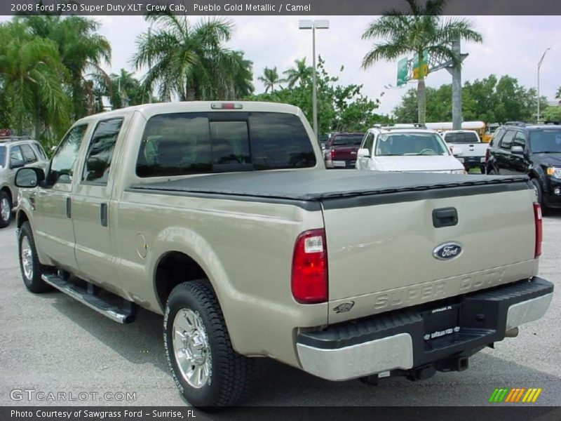 Pueblo Gold Metallic / Camel 2008 Ford F250 Super Duty XLT Crew Cab