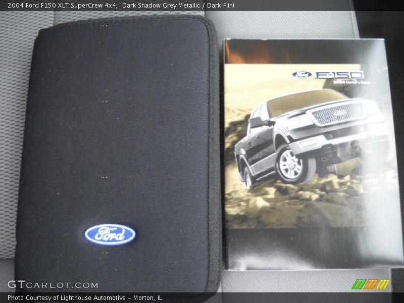 Dark Shadow Grey Metallic / Dark Flint 2004 Ford F150 XLT SuperCrew 4x4