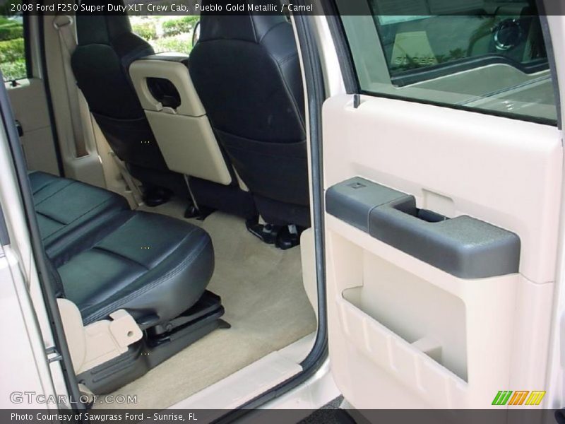 Pueblo Gold Metallic / Camel 2008 Ford F250 Super Duty XLT Crew Cab