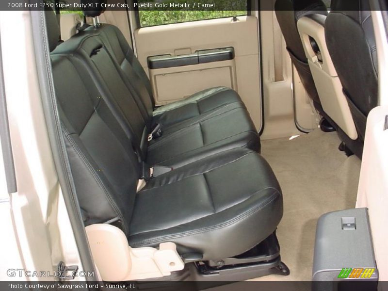 Pueblo Gold Metallic / Camel 2008 Ford F250 Super Duty XLT Crew Cab