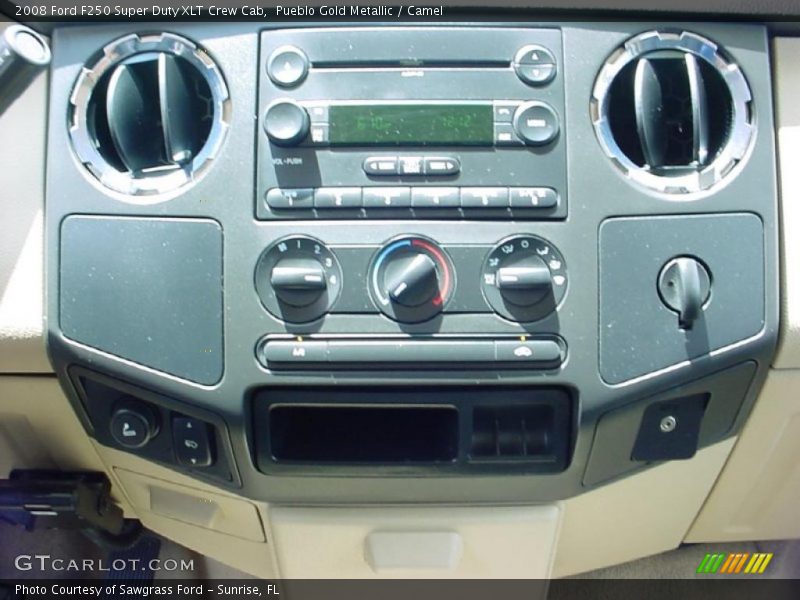 Pueblo Gold Metallic / Camel 2008 Ford F250 Super Duty XLT Crew Cab
