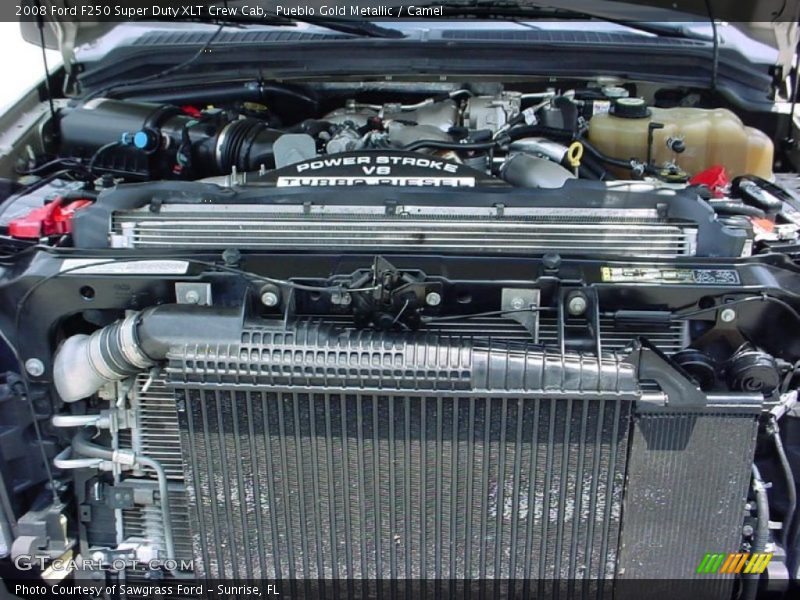 Pueblo Gold Metallic / Camel 2008 Ford F250 Super Duty XLT Crew Cab